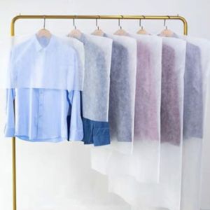 Buy cheap Wholesale Custom Logo Non-Woven Fabrics Dust Cover Garment Bags For Clothing Clothes Protecting Dusts Covers from wholesalers