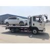 Buy cheap Car Road Rescue Heavy Duty Tow Truck / Sinotruk Howo Flatbed Tow Truck from wholesalers
