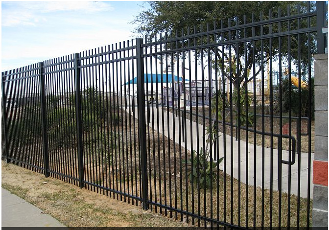 High Security Outdoor Metal Fence Decoration For Home And School