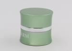 Eye Cream Green Glass Cosmetic Jars 15g Cosmetic Packing Aluminum Shell