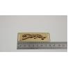 Buy cheap Gold Plated Latest Iron Material Metal Shoelace Charm Leopard Logo Metal Shoe Buckle from wholesalers