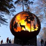 Corten Steel/Weathering Steel Outdoor Round Fire Pit Rustic Red or Customized