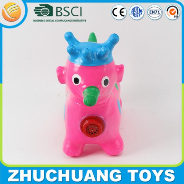 Buy cheap pink color small plastic elephants with music from wholesalers
