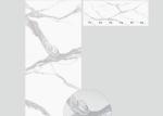 1200*2800mm White Indoor Porcelain Tiles and Durable with Water Absorption 0.5%