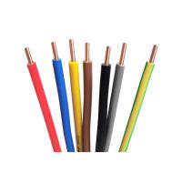 Buy cheap Colored Single Wire Cable PVC Insulation Wire 70℃ Max Conductor Temperature product
