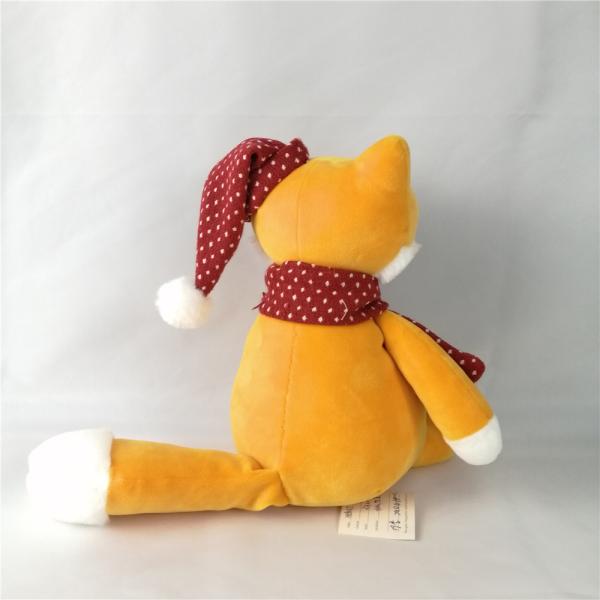 Buy cheap Orange Santa Stuffed Animal Stuffed Christmas Fox Huggable Baby Fox Toys from wholesalers