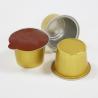 Buy cheap Colored Aluminum Foil Nespresso Coffee Capsule Refillable Reusable from wholesalers