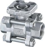 Buy cheap 3PC Screwed Ball Valve with Mounted Pad from wholesalers