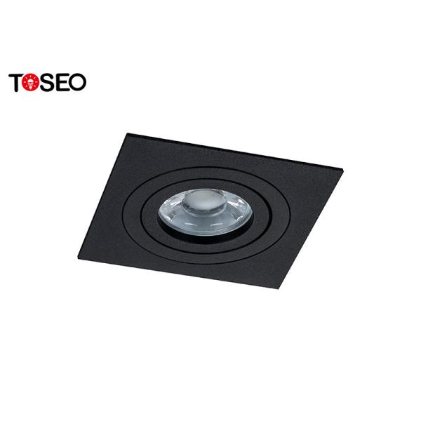 Buy cheap Adjustable Square Recessed Downlights Cutting 80mm Gu10 Downlight Fixture from wholesalers
