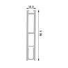 Buy cheap Slimmest led aluminum profile Pendant 18mm 6063 T5 Suspended LED Aluminium Profile from wholesalers