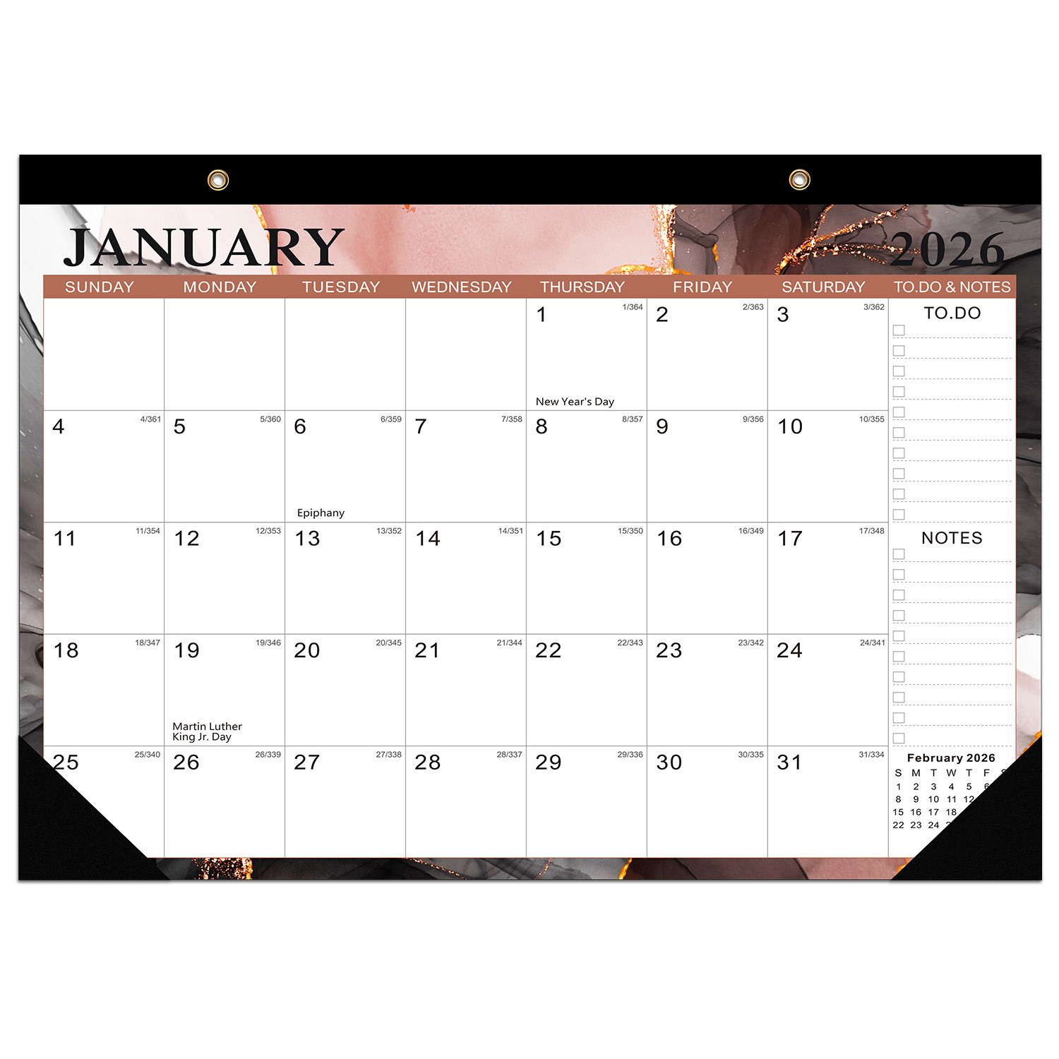 Glossy Paper Type Custom Wall Calendars 12 X 12 Inches Monthly View Layout