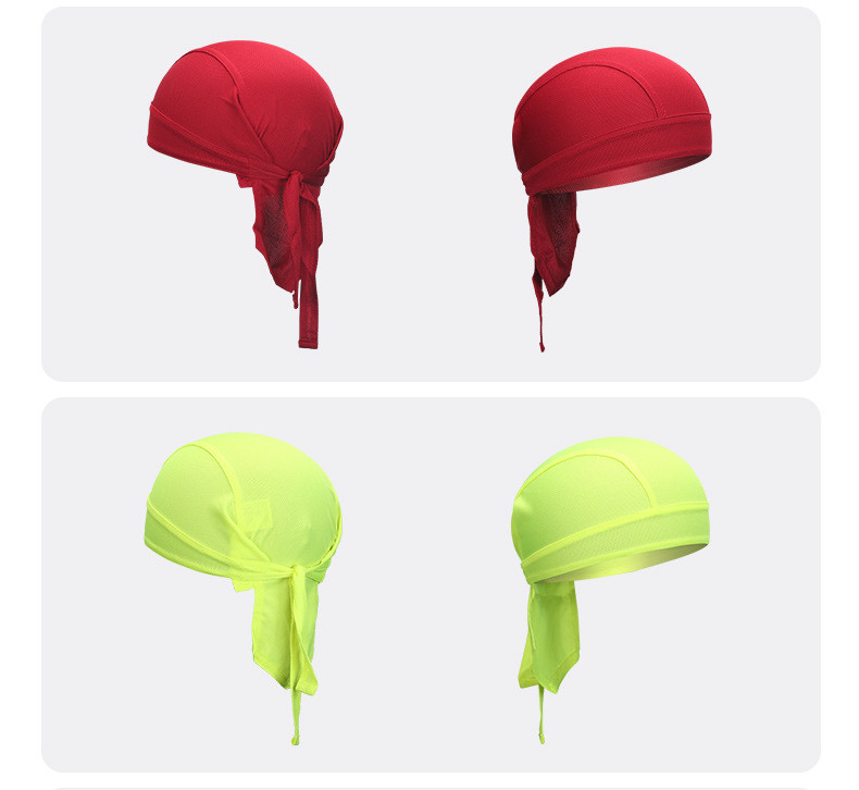 Riding Cap Mountain Bike Road Bike Cycling Solid Color Headscarf Bicycle Sports Cap