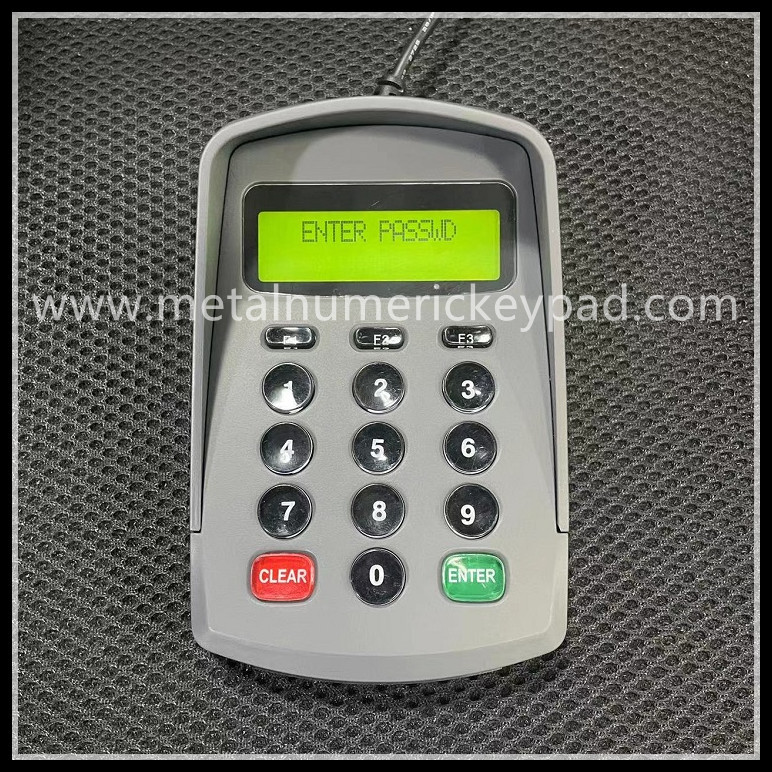 Input Password Counter Bank Keypad Plastic Usb Interface With Display