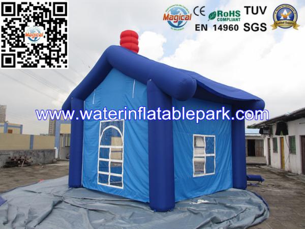 Buy cheap Fashion House Inflatable Trade Show Tent Exhibition Dark Blue from wholesalers