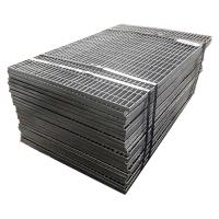 Buy cheap 25x3 25x4 Press Locked Steel Grating Black Serrated Steel Bar product
