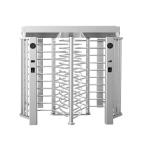 Stainless Steel Dual Lane Full High Turnstile Semi Auto Security Access Control