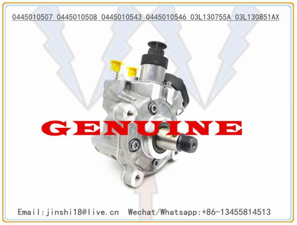 Buy cheap BOSCH GENUINE COMMON RAIL FUEL PUMP 0445010507 0445010508 0445010543 0445010546 03L130755A 03L130851AX 0986437407 from wholesalers