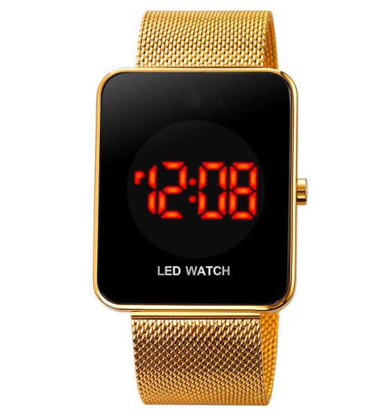 Buy cheap Led 1900 Fine Watches Zegarki Meskie Mens LED Wristband Sport Digital Watches Mesh Wristwatches from wholesalers