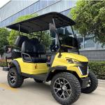 Prestigious Four Seater Golf Cart Advanced Suspension System Luxurious Seating