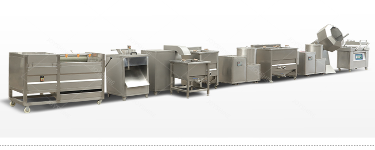 Mini Fried Taro Potato Fries Making Machine with Nuts and Raw Material