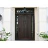 Buy cheap Customized Size Security Solid Wood Doors New Design Painting With Glass from wholesalers
