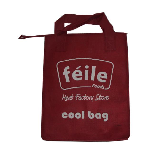 Buy cheap Red Small Lunch Insulated Cooler Bags for Frozen Food , Silk Screen Logo from wholesalers