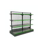 Hot Sale Highly Recommended double sided supermarket shelves