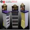 Buy cheap POS FSDU Advertising cardboard floor display stand for pizza food from wholesalers