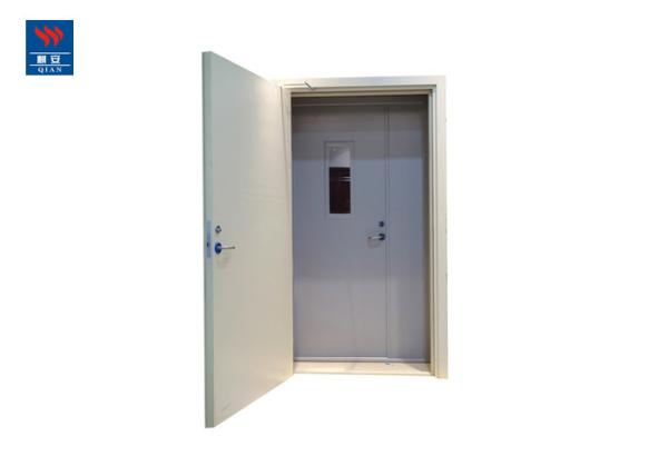 Buy cheap Swing Exterior Front Entry 2 Hours Fire Rated Steel Doors from wholesalers