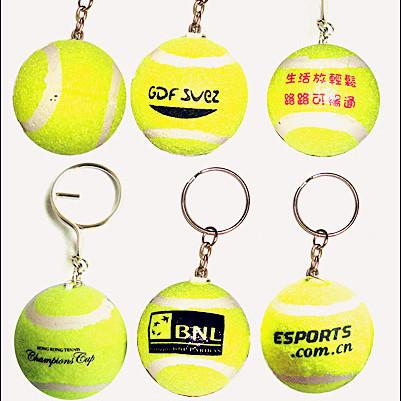 Buy cheap Yellow Tennis Ball Keychain from wholesalers