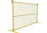 Bright Color Versatile Construction Site Temporary Fence Canada Commercial