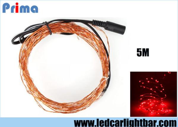 Buy cheap 6W 12V Christmas 0603 LED Strip Lights 5m Length 100 LEDs IP68 Waterproof from wholesalers