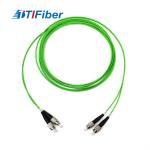 TTIFiber FC-FC Green Jacket OM5 Fiber Optic Patch Cord Multimode DX Duplex