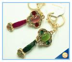 Buy cheap Novelty Custom Metal Crystal Key Chain Carabiner Mobile Phone Key Chain from wholesalers