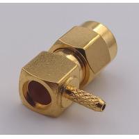 Buy cheap Male SMA Coaxial Connector Crimp Right Angle Sma Connector To Coax product