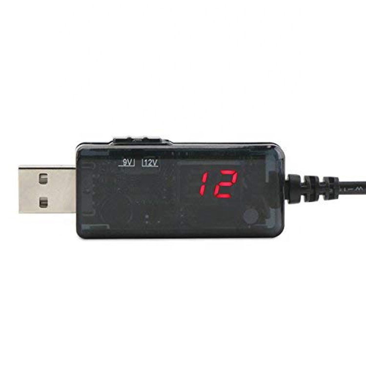 Led Display Multi Compatible Voltage Set Up Booster 5V to 9V 12V USB to DC Charger Cable