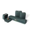 Buy cheap Wholesale manufacturing Luxury Jewellery Box Personalized Custom high end Necklace Bracelet Earrings Ring jewelry set Packaging Velvet dark green from wholesalers