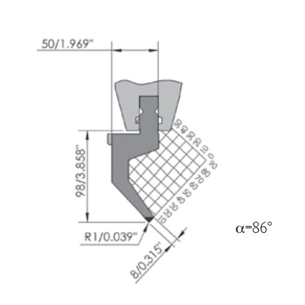 Buy cheap Customizable Press Brake Punches Hydraulic Metal Bending Dies from wholesalers