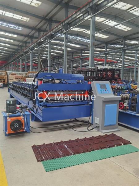 Buy cheap Automatic High Speed Roof Panel Roll Forming Machine Double Layer 4KW Hydraulic Motor from wholesalers