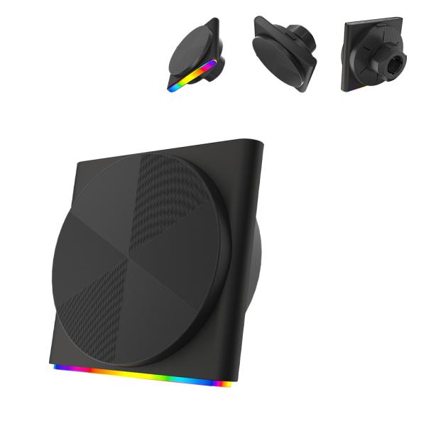 Buy cheap Customizable Magsafe Car Mount Super Strong Magnetic Suction Projection Ambient Light Black Technology Sound Pickup from wholesalers
