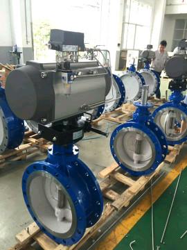Buy cheap butterfly valve with pneumatic actuator from wholesalers
