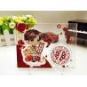 Buy cheap Offset Printing Acrylic Clock Stand 20cm X 14cm X 6cm Size Fashionable from wholesalers