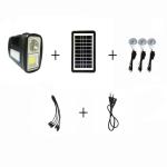 Portable Outdoor Activity Solar Battery Lighting Kit With Flashlight / Power