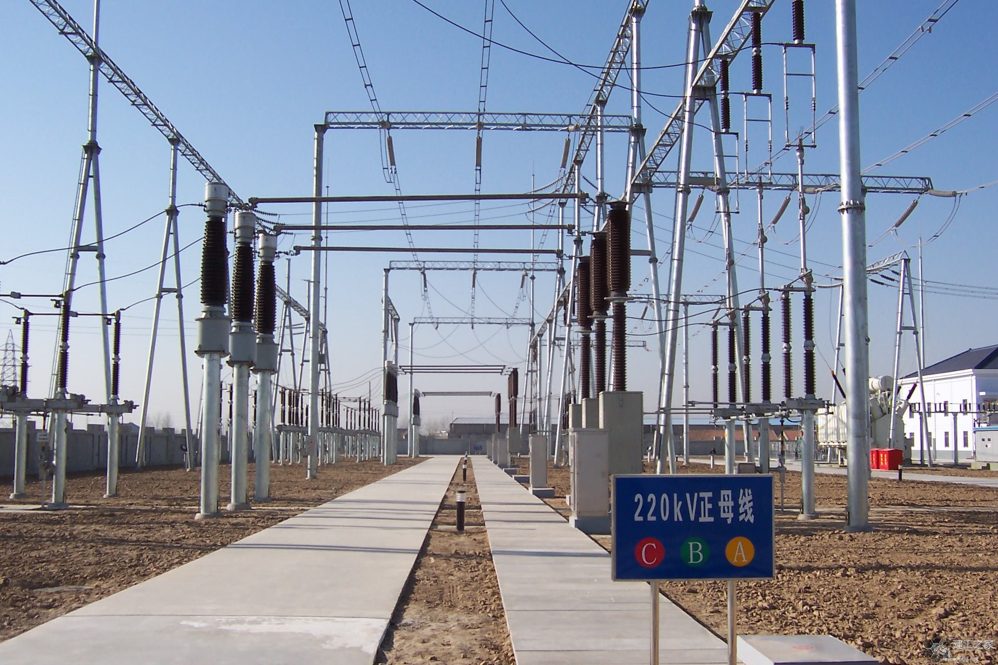 500KV Hot Dip Galvanized Steel Substation Structure Q345 Q420 Q460