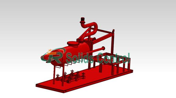 Buy cheap Safe Drilling Mud Gas Separator / Gas Filter Separator 2235kg Weight from wholesalers