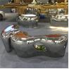 Buy cheap Abstract Mirror Stainless Steel Sculpture Creative Outdoor Park Chair from wholesalers