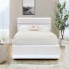 Buy cheap White Solid Back Gas Lift Queen Storage Bed Comfortable For Sleep FSC from wholesalers