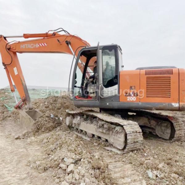 Buy cheap Second Hand ZX200-3 Excavator With 0.8m3 Bucket Capacity And 122KW Power from wholesalers