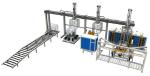 IBC Cage Frame PLC 400KVA Iron Tube Mesh Machine