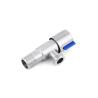 Buy cheap Quarter Turn SS304 Brushed Angle Valve 3 8 130g One Piece Body Construction from wholesalers